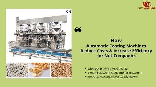 최신 회사 뉴스 수동 코팅 문제와 작별 – 자동 코팅 기계가 견과류의 비용을 절감하고 효율성을 높이는 방법