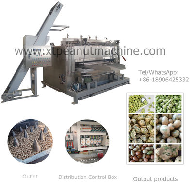 좋은 가격 304 Stainless Steel Nuts Roaster Machine with 50kg/h Capacity and 220V/380V Voltage for Even Heating 온라인으로