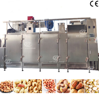 좋은 가격 300kg/h Continuous Nuts Roasting Machine for Food Processing 온라인으로