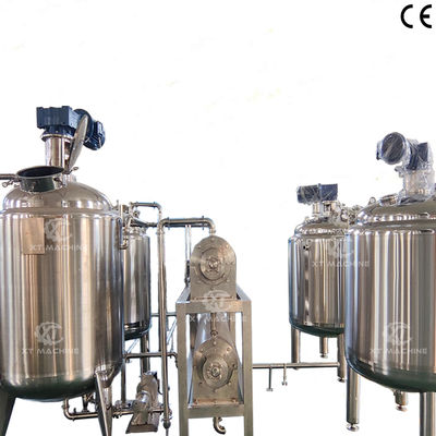 좋은 가격 Industrial Emulsifying Mixing tank Peanut Butter Blending/De-gassing Tank 온라인으로