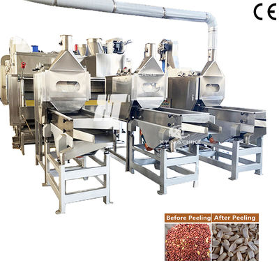 좋은 가격 Peanut Slitting and Blanching Machine with SUS304 Construction for Efficient Peanut Processing 온라인으로