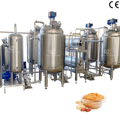 좋은 가격 Peanut Butter Blending Tank High Quality Heating and Insulation Mixing Tank Industrial Emulsifying Mixing tank 온라인으로