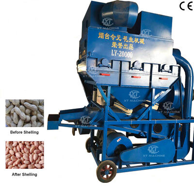 좋은 가격 High Shell Rate High Efficiency Groundnut Shelling Machine Peanut Processing Machine Gas / Electric Powered 온라인으로