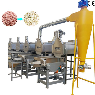 좋은 가격 500-1000kg/h Peanut Cutting and Blanching Machine Split Nut Blanching Machine With CE Certification 온라인으로