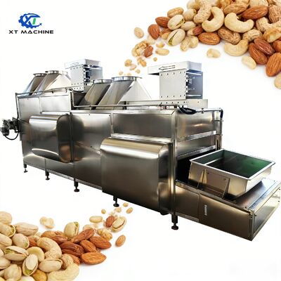 좋은 가격 1800kg/h 용량 304 스테인리스 스틸 땅콩 냉각 기계, 견과류 가공용 220V/380V 전압 온라인으로