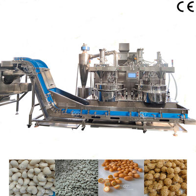 좋은 가격 공장 직판매 500kg/h-1000kg/h 견과류 코팅 머신 덮인 땅콩 제조 머신 온라인으로