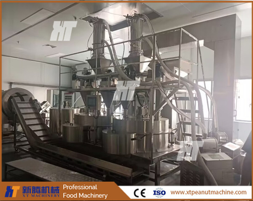 좋은 가격 ZDGY 땅콩버거 코팅 기계 300kg/h 용량 가스 난방 PLC 제어 시스템 온라인으로
