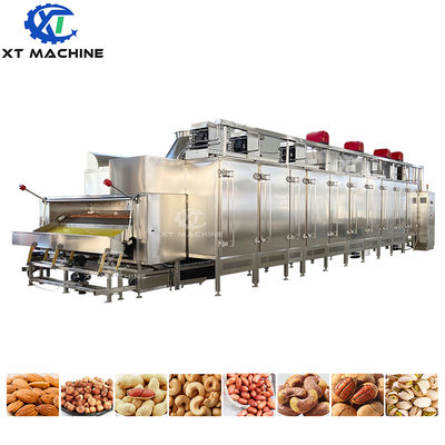 1000kg/h 완전 자동 벨트 타입 땅콩 로스팅 머신 땅콩 로스팅 머신