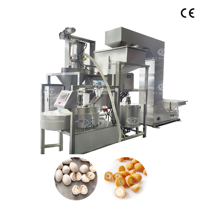 완전 자동 땅콩 코팅 기계 단일 역 900-1000kg/h