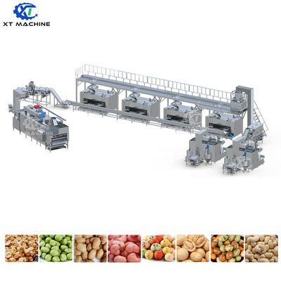500-1000kg/h 용량 식품 등급 스테인리스 스틸 304 땅콩 코팅 기계