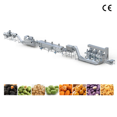 좋은 가격 Automatic Peanut Coating Machine with 500-1000kg/h Capacity and Intelligent Temperature Control for Uniform Coating 온라인으로