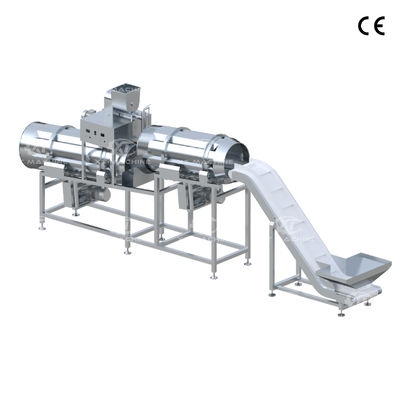 좋은 가격 완전 자동 SS304 이중 롤러 향기 기계 500-1000kg/h 용량 견과류 간식 육류 향신료 온라인으로