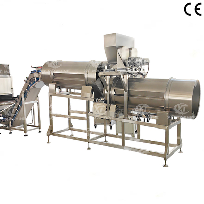 Double Drum Flavoring Machine 500kg/h S304 Stainless Steel