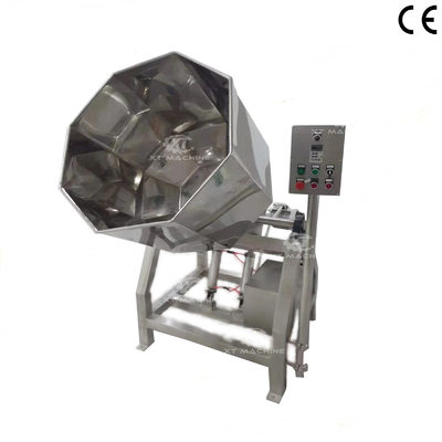 팔각형 스낵 조미료 기계 500kg/h S304 스테인리스 스틸
