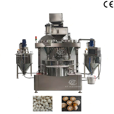 좋은 가격 PLC 땅콩 코팅 기계 200-800kg/h (견과류 가공용) 온라인으로