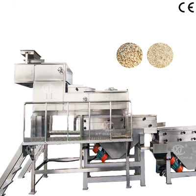 좋은 가격 500kg/h-1000kg/h 견과류 가공 공장용 4단계 땅콩 자르는 기계 온라인으로