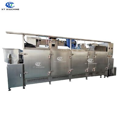 좋은 가격 Continuous Nut Roasting Machine with PLC Control 300-5000kg/h Capacity and Stainless Steel Construction 온라인으로