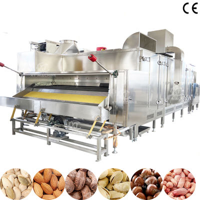 좋은 가격 Customizable 300kg/h-1000kg/h Continuous Belt Type Roasting Machine with Natural Gas or LPG Heating 온라인으로