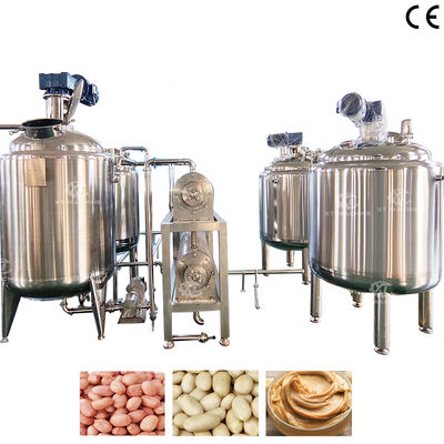 좋은 가격 Industrial Emulsifying Mixing tank Peanut Butter Blending/De-gassing Tank 온라인으로