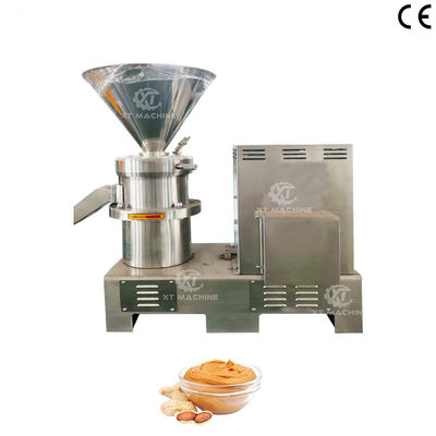 100kg/h-500kg/h SS304 전기 땅콩/카시우 견과류 버터 밀링 머신 견과류 가공 공장용 산업 콜로이드 밀