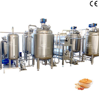 좋은 가격 Peanut Butter Blending Tank High Quality Heating and Insulation Mixing Tank Industrial Emulsifying Mixing tank 온라인으로