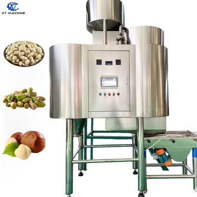 좋은 가격 304 스테인리스 개암/피스타치오 블랜처를 가진 500-1000kg/h 수용량 땅콩 공기 껍질을 벗김 기계 온라인으로