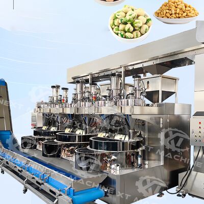 고출력 자동 땅콩 코팅 기계 다각색 땅콩 소금 / 해조류 맛 / 크리스피