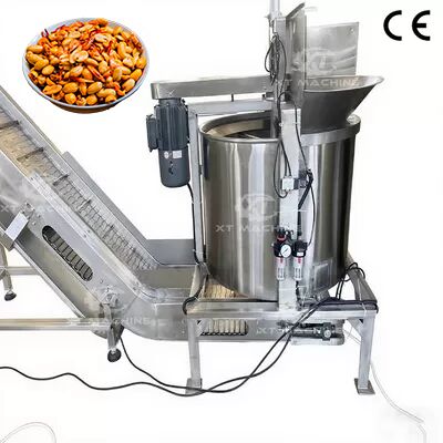 지능형 온도 제어 및 시간당 300kg 용량의 304 스테인리스강 땅콩 튀김기