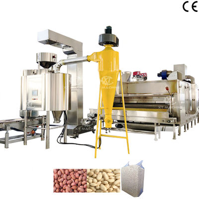 500kg/h-2000kg/h 핫 판매 로스트 땅콩 블랜싱 머신 헤즐넛 블랑싱 머신 블랑싱 생산 라인