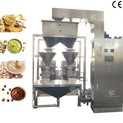 자동 1000kg/h-2000kg/h 땅콩 캐시우넛 버터 밀링 머신 땅콩 버터 제조를 위한 아몬드 밀러