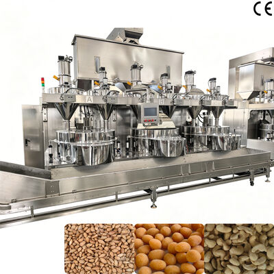 좋은 가격 200kg/h-1000kg/h 땅콩 캐슈너트 코팅 기계용 PLC 제어 시스템 자동 너트 코팅 기계 온라인으로