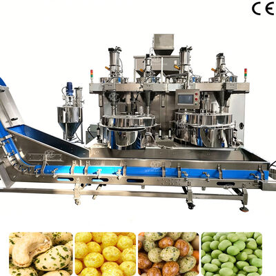 공장 직판 판매 500kg/h-1000kg/h 자동 견과류 코팅 기계 덮여 땅콩 만드는 기계 땅콩 일본 콩 카슈아 알몬드