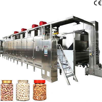 좋은 가격 고품질 카시우넛 일본 콩 로스팅 기계 식품 가공용 500kg/h-2000kg/h의 자동 견과류 로스터 온라인으로