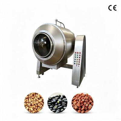 좋은 가격 핫 판매 상업 70kg / 대량 설탕 코팅 기계 온도 조절과 함께 완전 자동 롤러 로스터 온라인으로
